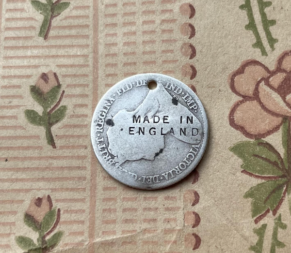 Victorian Made in England Love Token Charm
