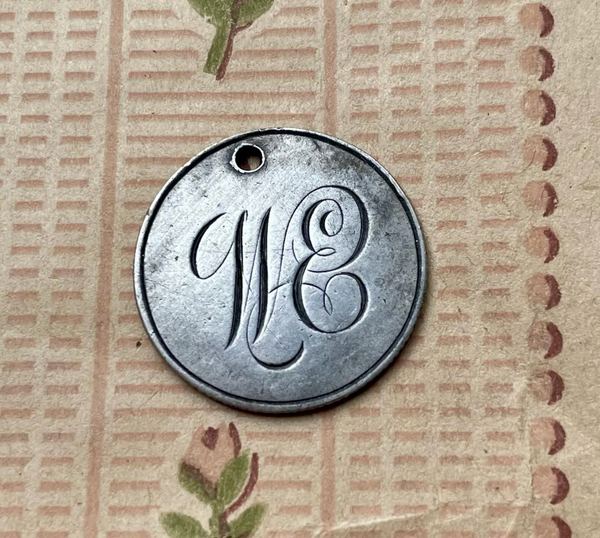 Victorian WE Love Token Charm