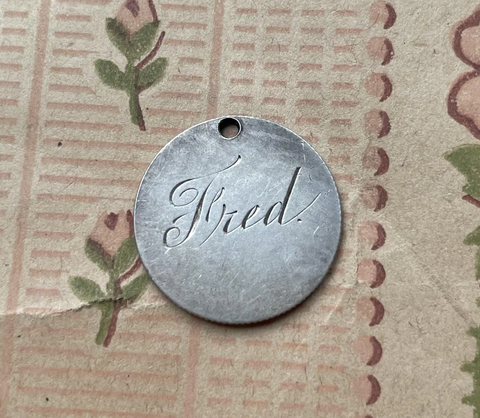 Victorian Fred Love Token Charm