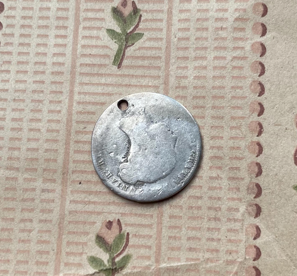 Victorian WJ Love Token Charm
