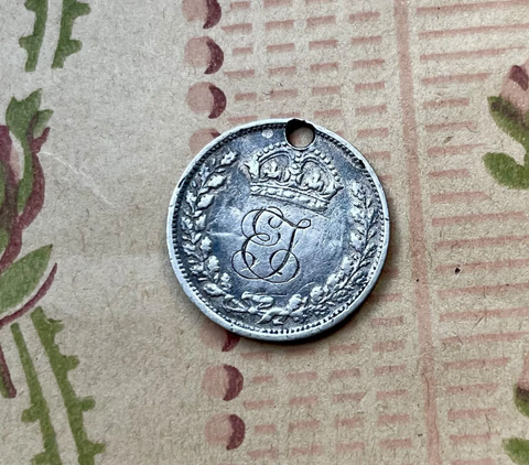 Victorian EJ Love Token Charm