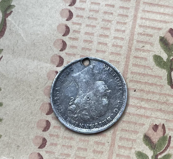 Victorian Baby Love Token Charm