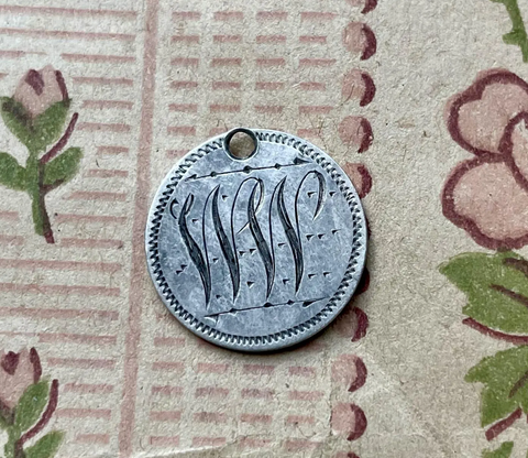 Victorian WW Love Token Charm