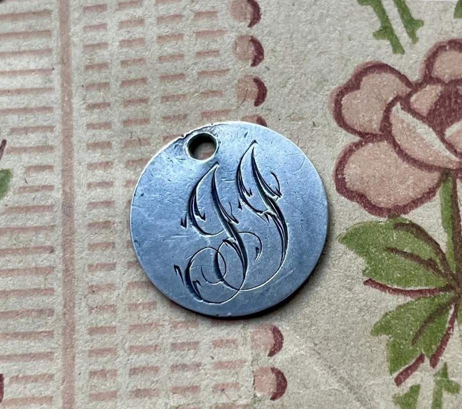 Victorian JJ Love Token Charm