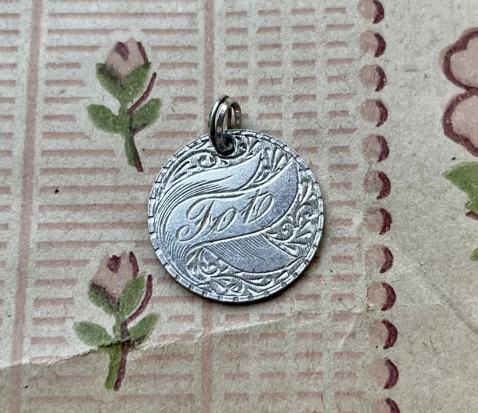 Victorian Tot Love Token Charm