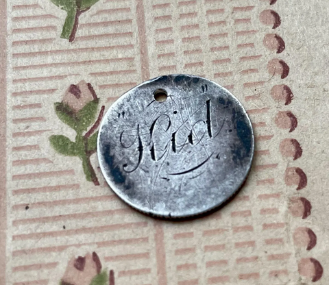 Victorian Kid Love Token Charm