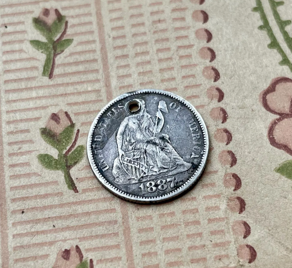 Victorian Kid Love Token Charm
