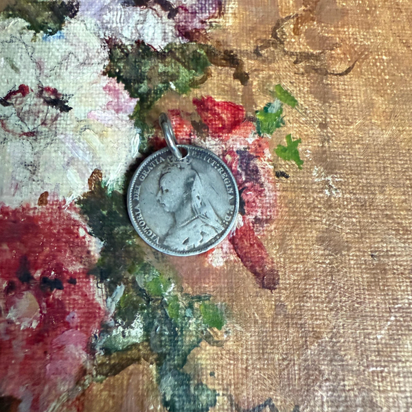 Victorian LB Love Token Charm