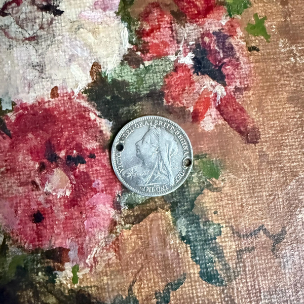 Victorian Dad Love Token Charm