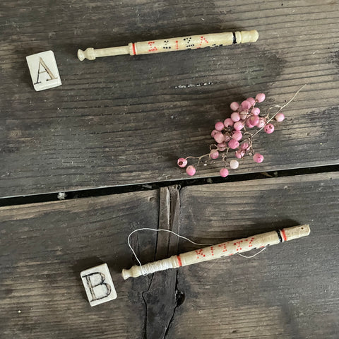 Antique Victorian Lace Bobbins