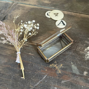 Vintage Glass Box