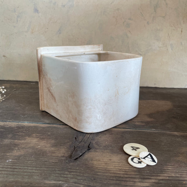 Antique Stained Crazed Farine Drawer