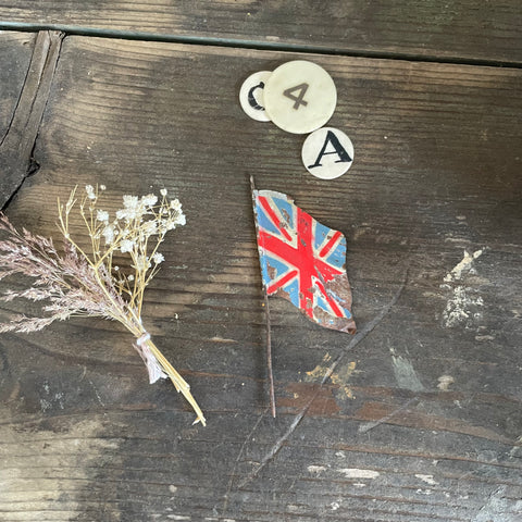 Vintage Metal United Kingdom Flag