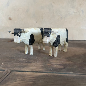 Antique Wooden Cows