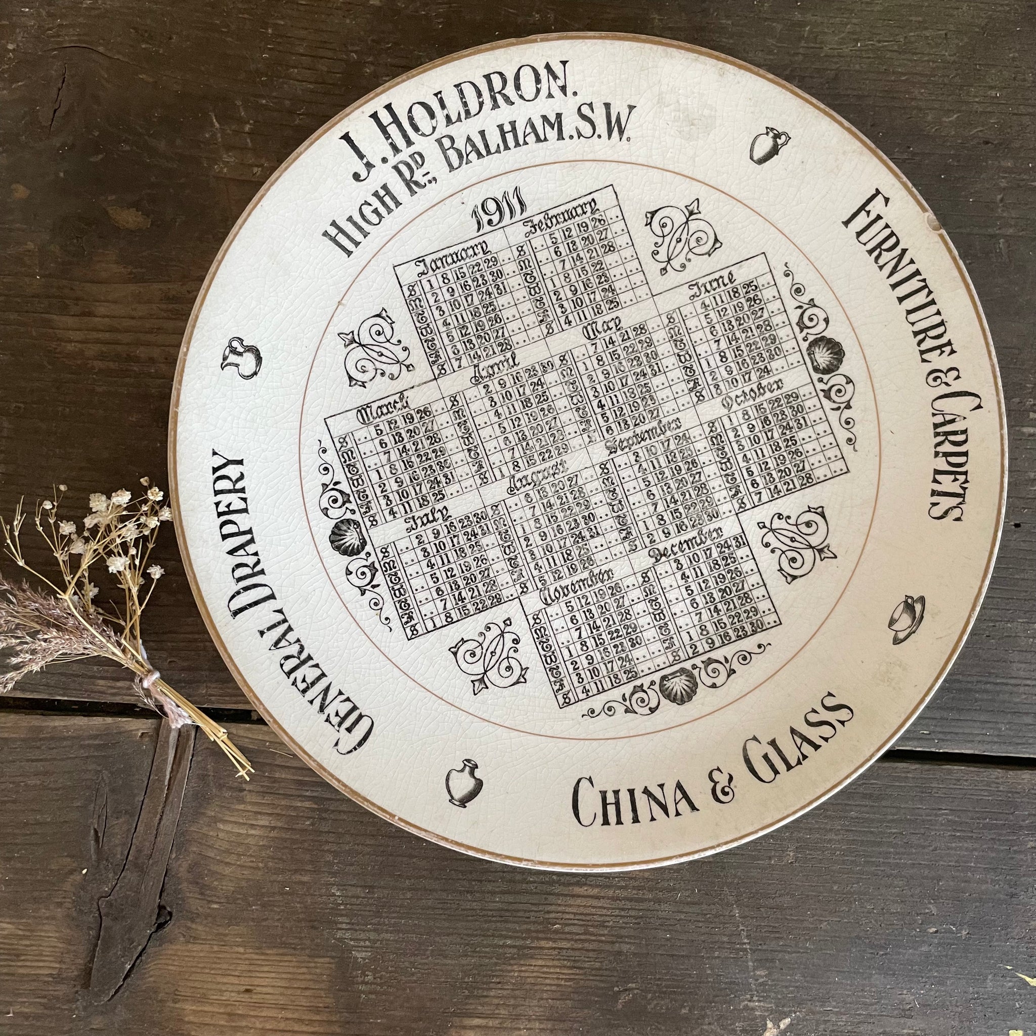 Edwardian Advertising Plate