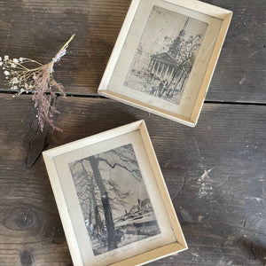 Vintage London Watercolours in Frames