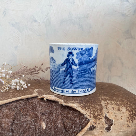 Antique The Sower Motto Cup