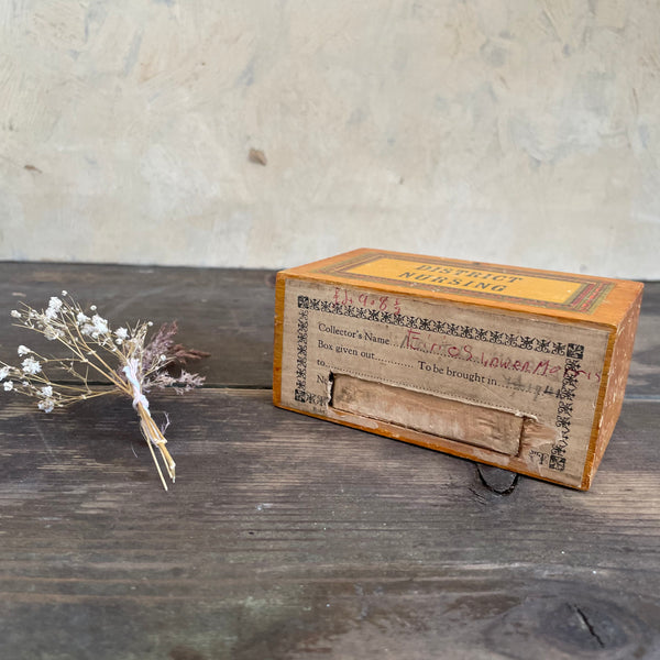 Vintage District Nursing Collection Box