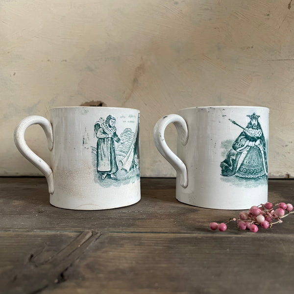 Antique Victorian Mugs