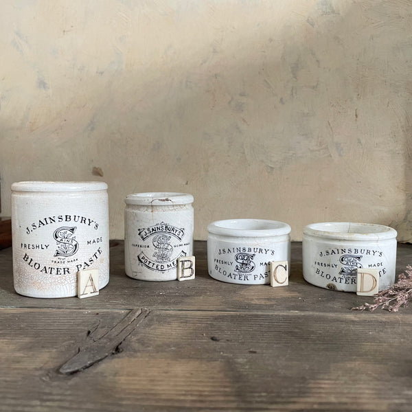 Victorian Meat Paste Pots