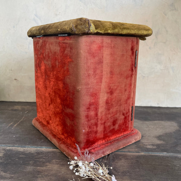 Victorian Velvet Sewing Box