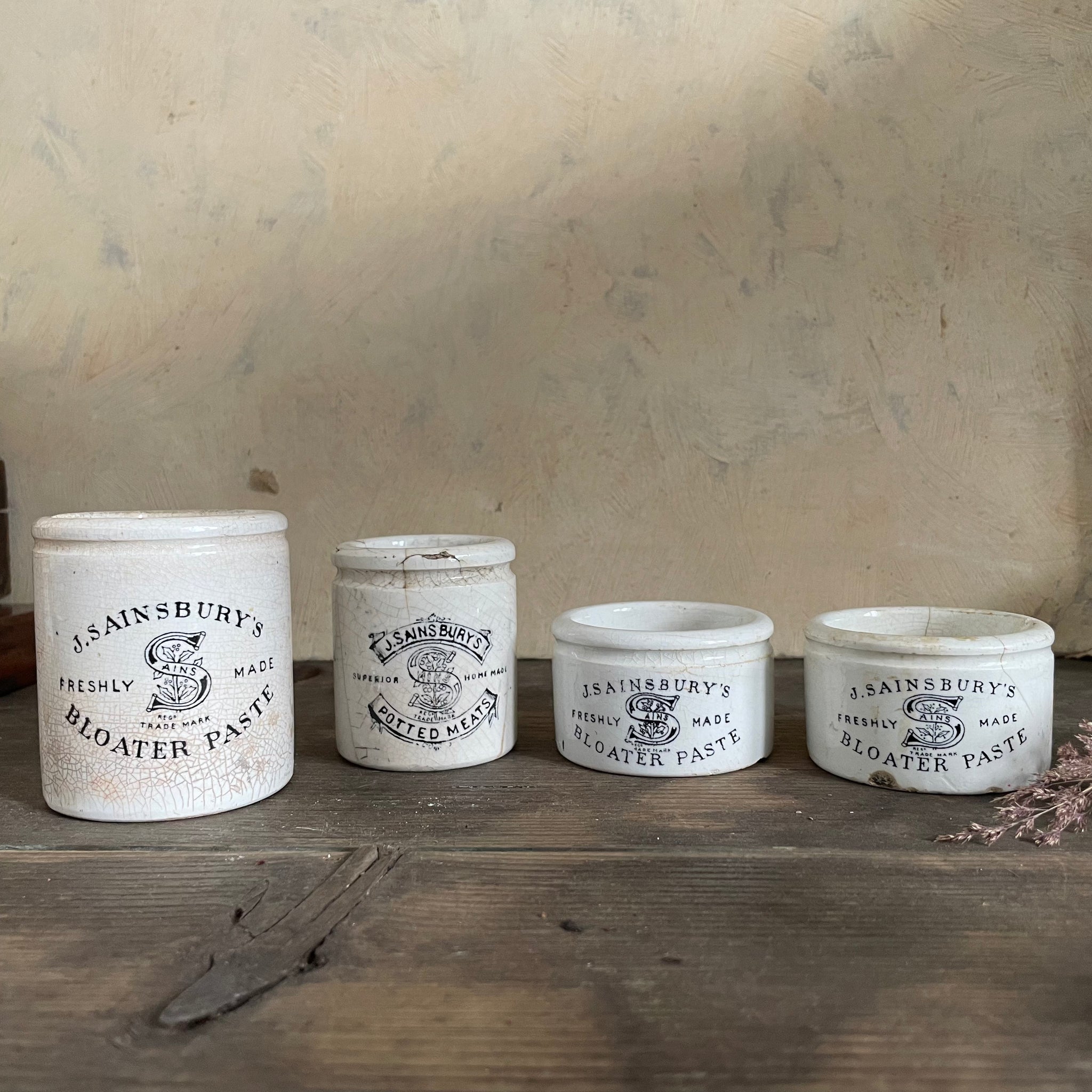 Victorian Meat Paste Pots