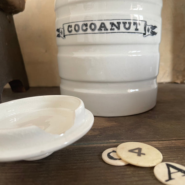Victorian Cocoanut Jar
