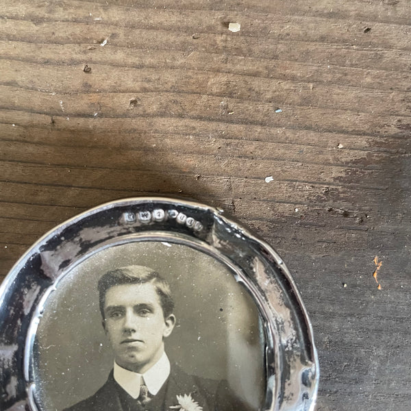 Antique Silver Miniature Frame