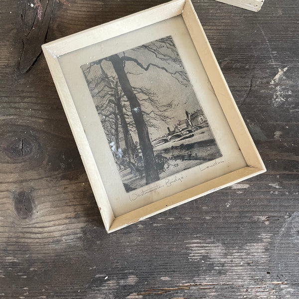 Vintage London Watercolours in Frames