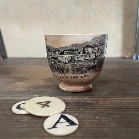 Antique Beautifully Stained Cup