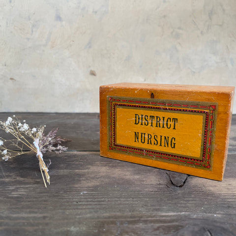 Vintage District Nursing Collection Box