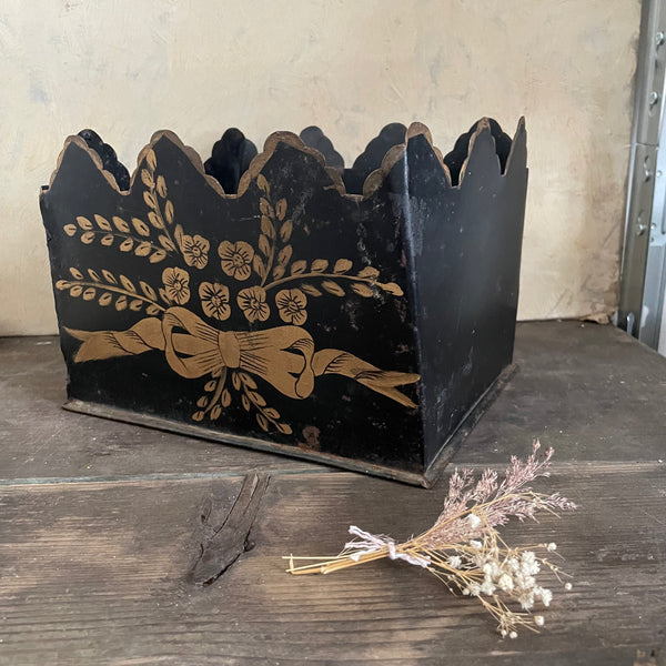 Antique French Toleware Box