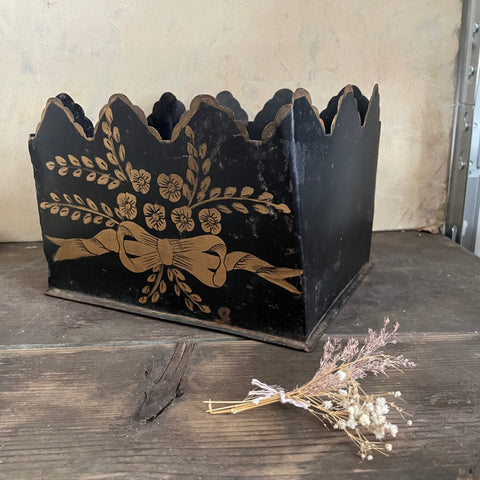 Antique French Toleware Box