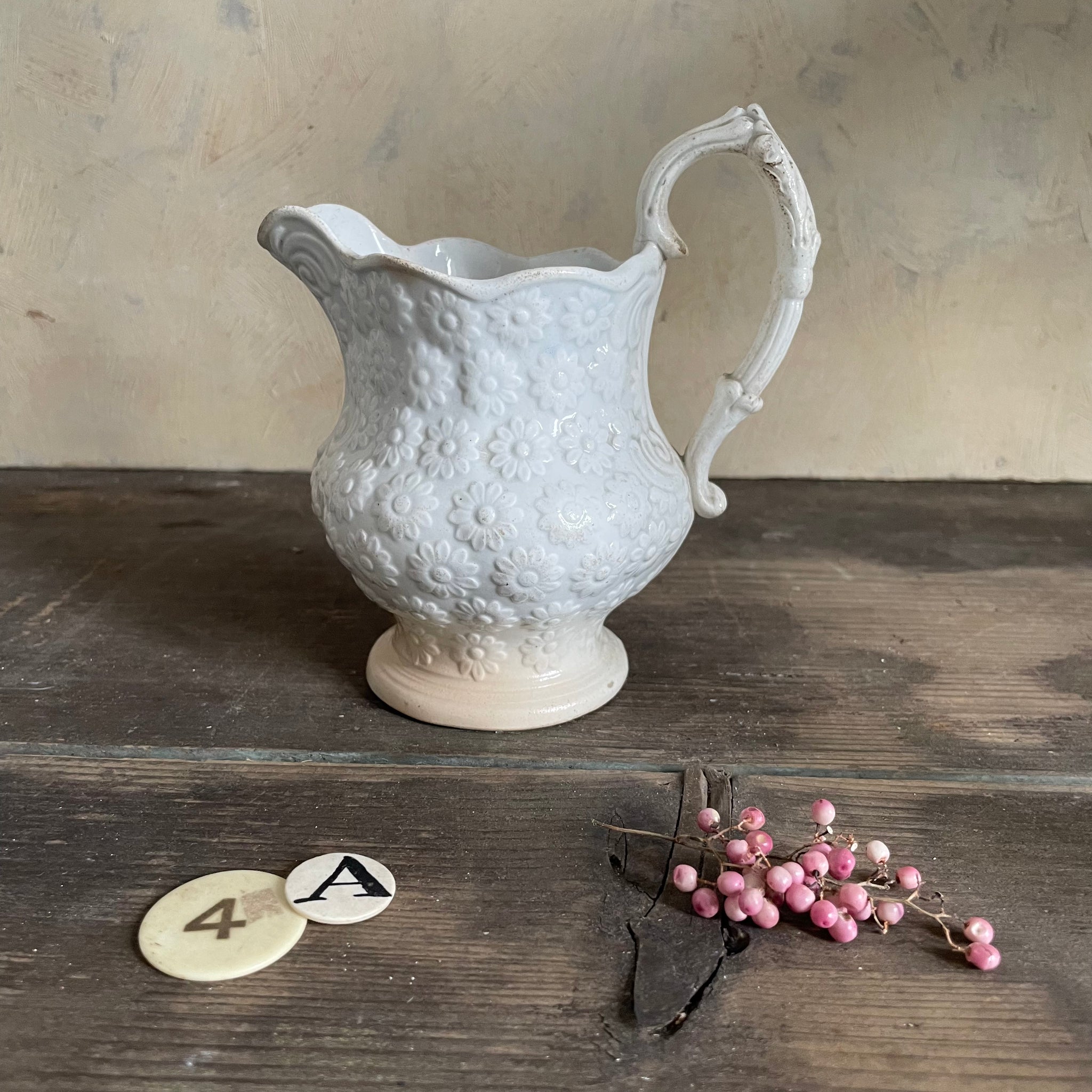 Antique Victorian Daisy Jug