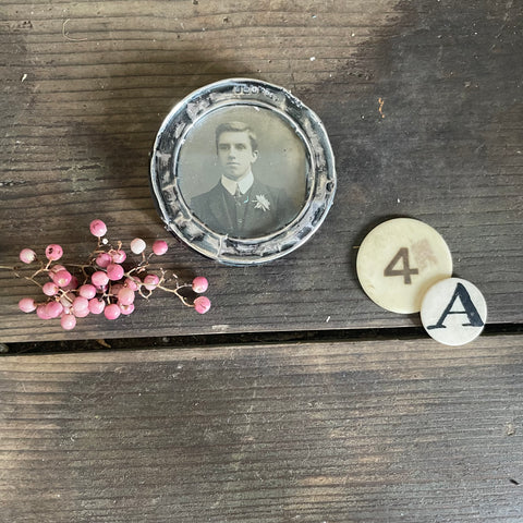 Antique Silver Miniature Frame