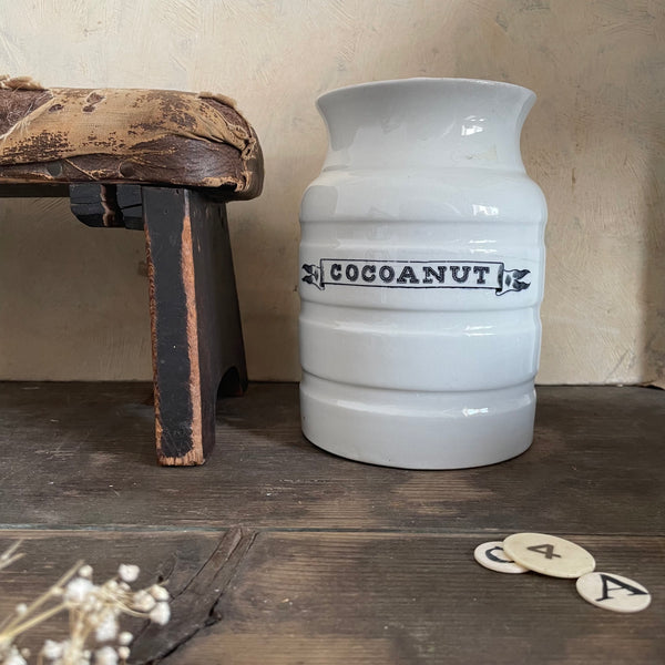 Victorian Cocoanut Jar