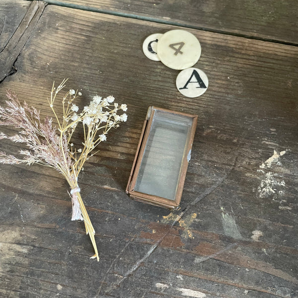 Vintage Glass Box