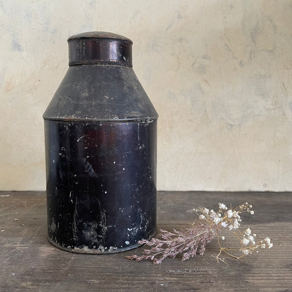 Antique Toleware Tin