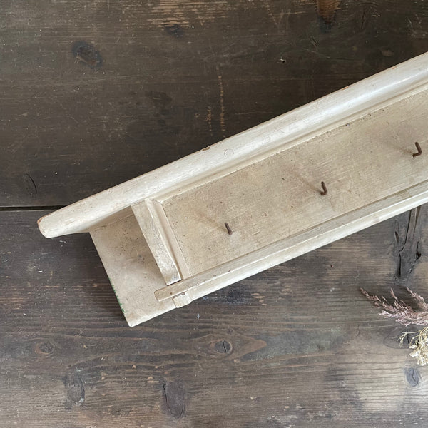 Victorian Wooden Hooks Shelf