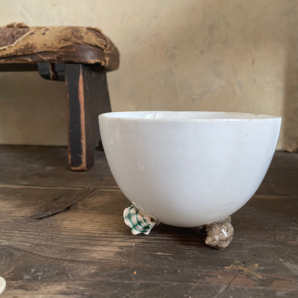 Antique Victorian Shell Foot Bowl