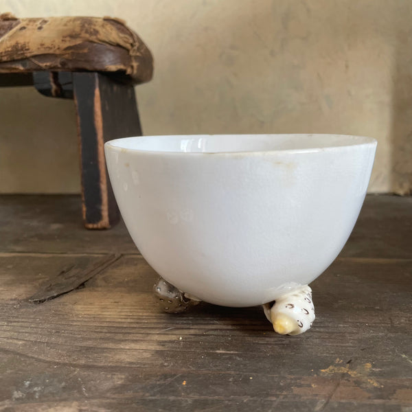 Antique Victorian Shell Foot Bowl