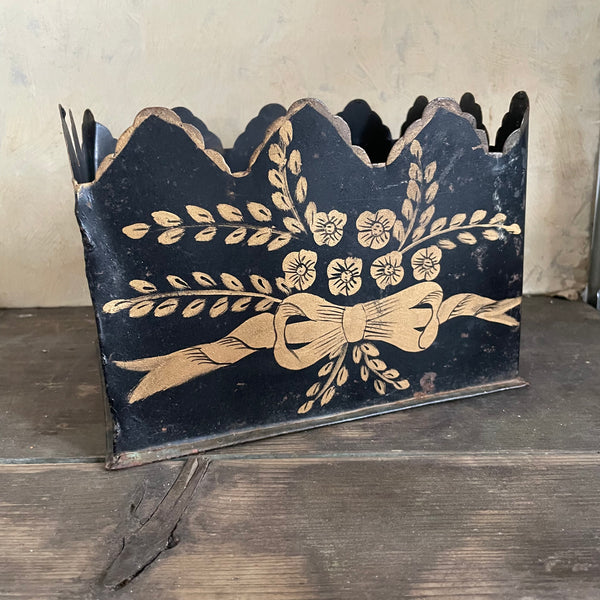 Antique French Toleware Box