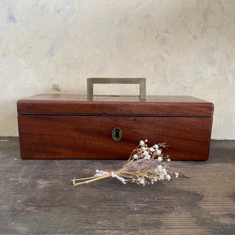 Beautiful Victorian Velvet Box