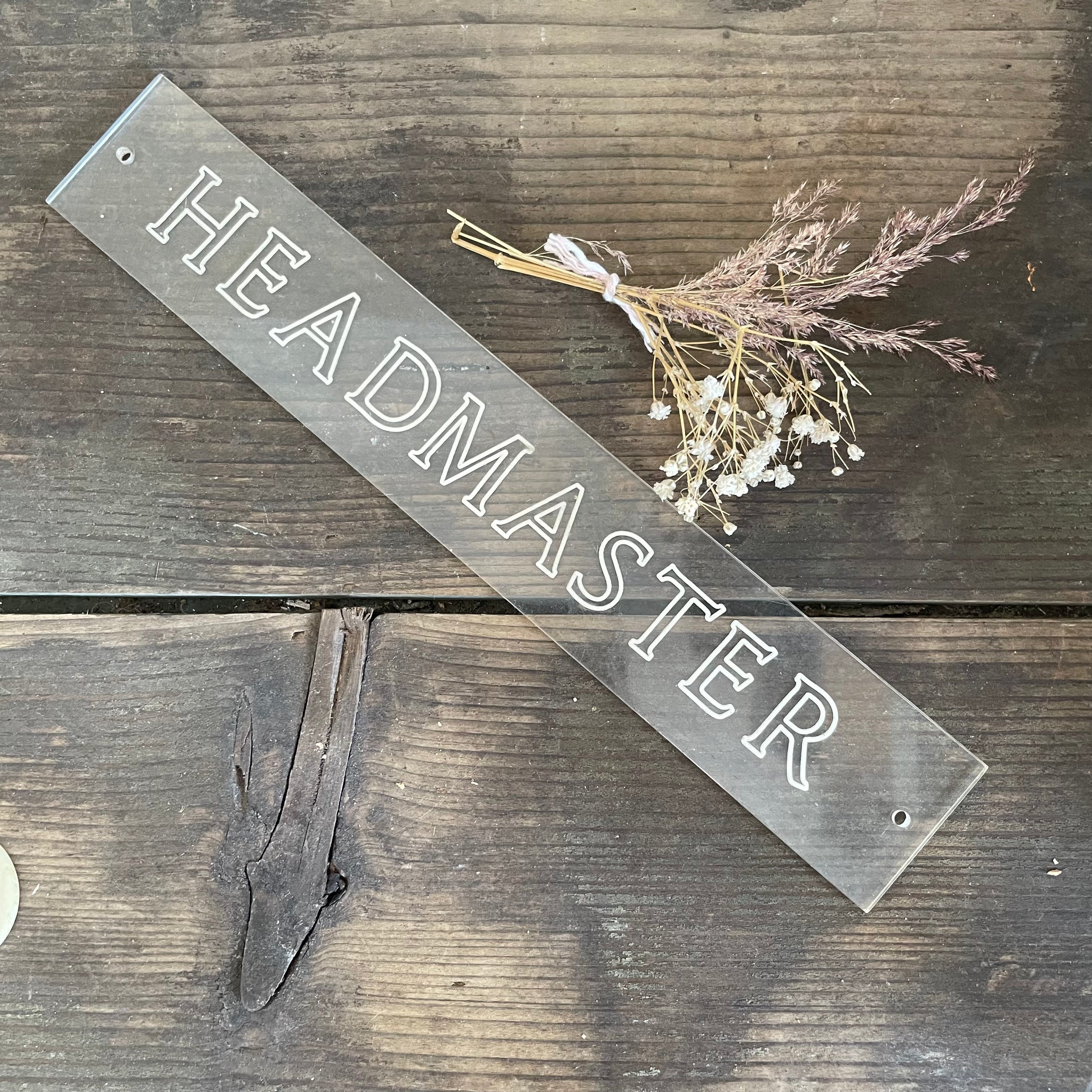 Vintage Head Teacher Sign