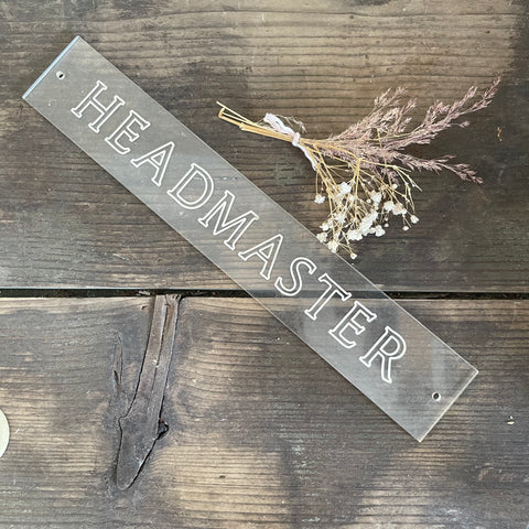 Vintage Head Teacher Sign