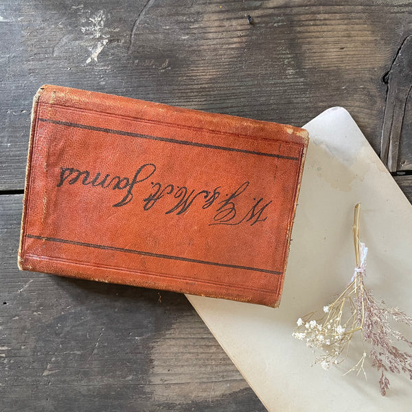 Antique W.G&M.A James Bank Book