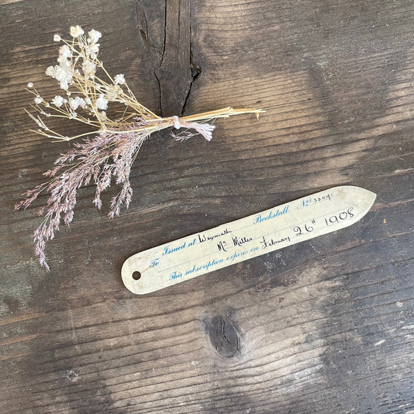 Antique Unusual Book Mark