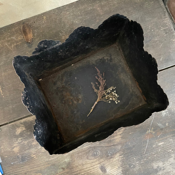 Antique French Toleware Box