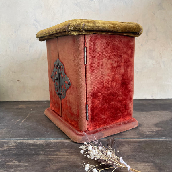 Victorian Velvet Sewing Box