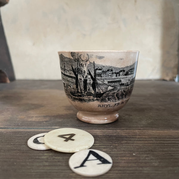 Antique Beautifully Stained Cup
